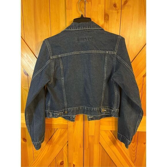 SILVER Dark Blue Jean Jacket Size Medium (2171) - Picture 6 of 6